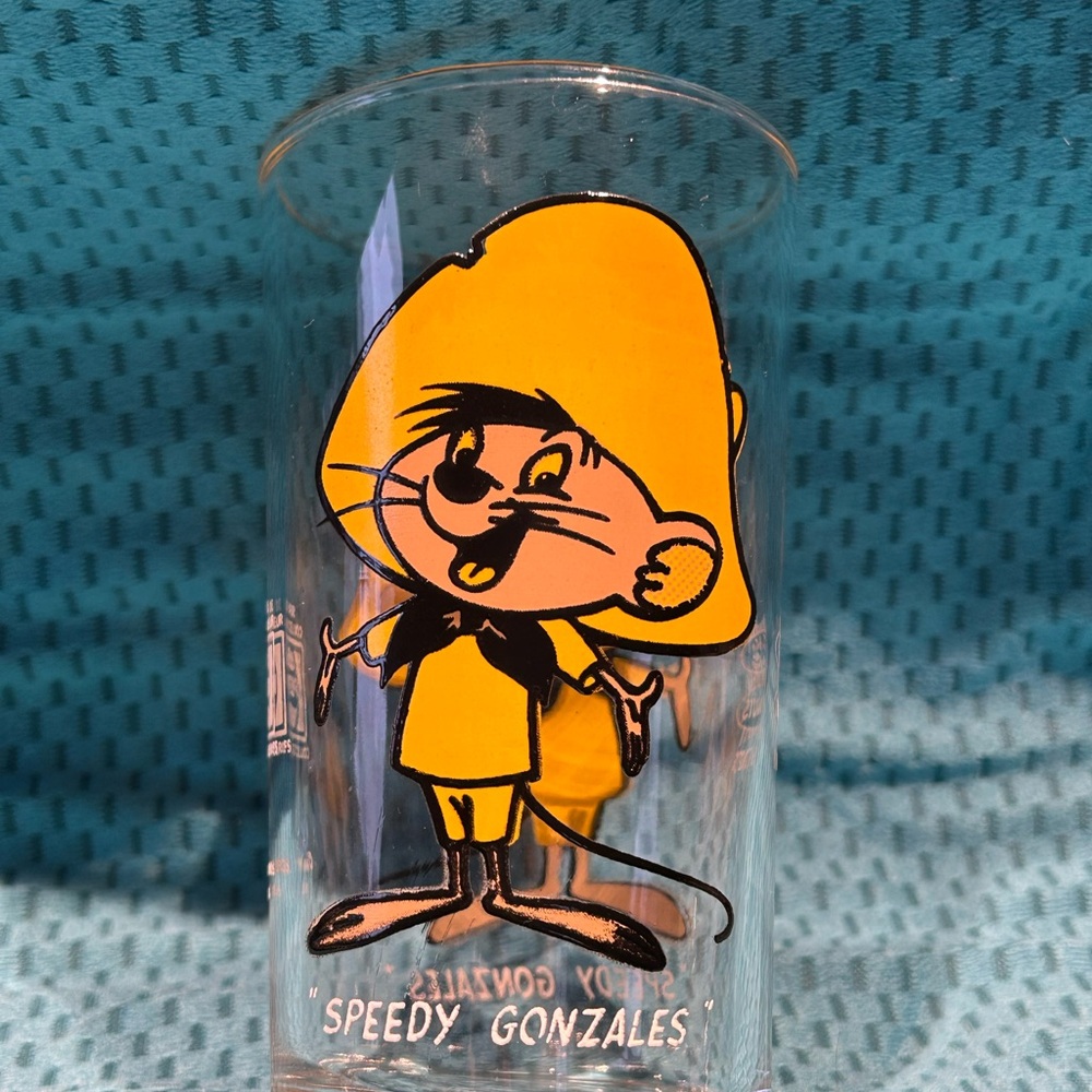 Vintage Speedy Gonzales Collectors Glass